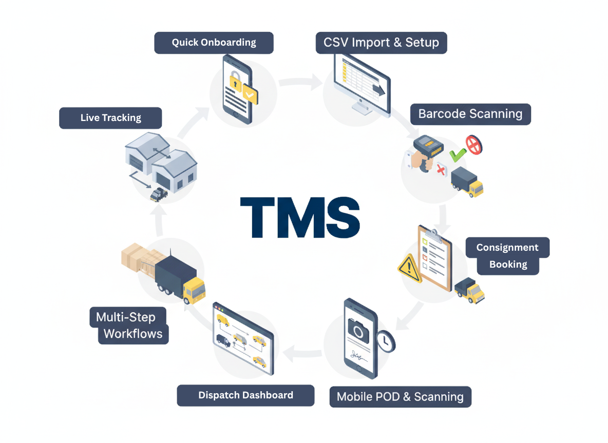 CheLogix TMS Dashboard